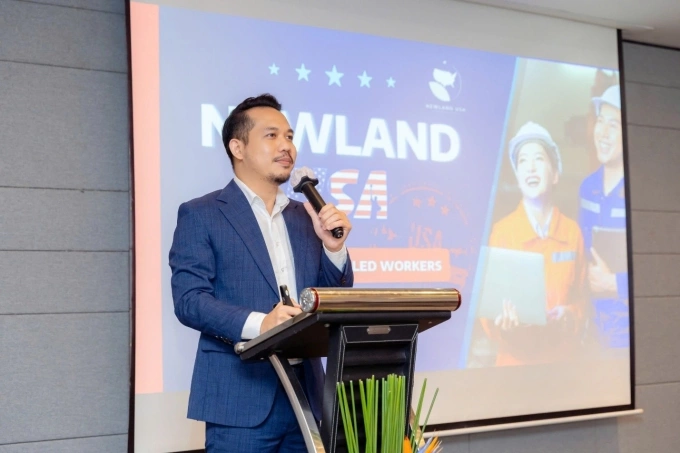 Ông Châu Tâm Luân - Nhà sáng lập kiêm Tổng giám đốc Newland USA.