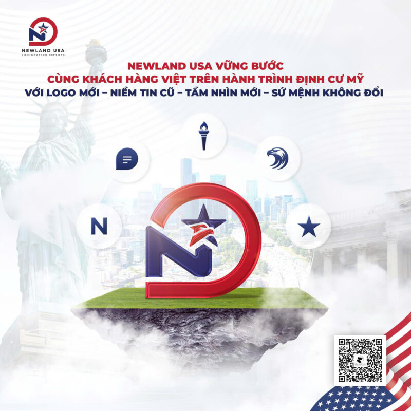 Newland USA vững bước cùng khách hàng Việt trên hành trình định cư Mỹ với Logo mới – Niềm tin cũ – Tầm nhìn mới – Sứ mệnh không đổi 