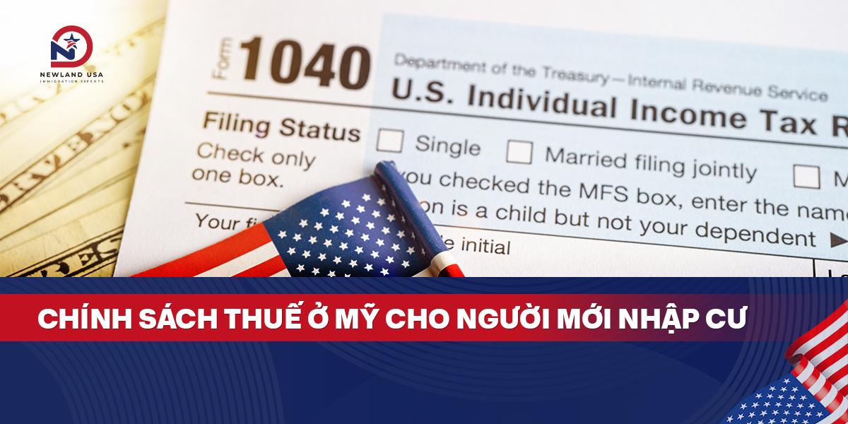 Chính sách thuế ở Mỹ cho người mới nhập cư  