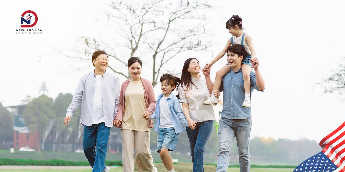 Thành viên gia đình đương đơn có được đi cùng sang Mỹ theo diện EB3 không? 