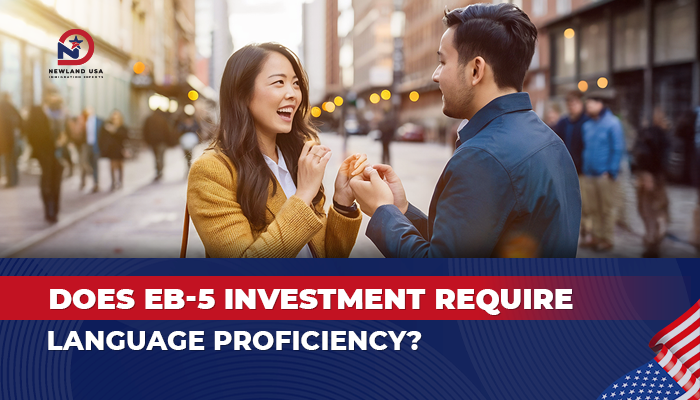 Is fluency in the local language a mandatory requirement for EB-5 investors?