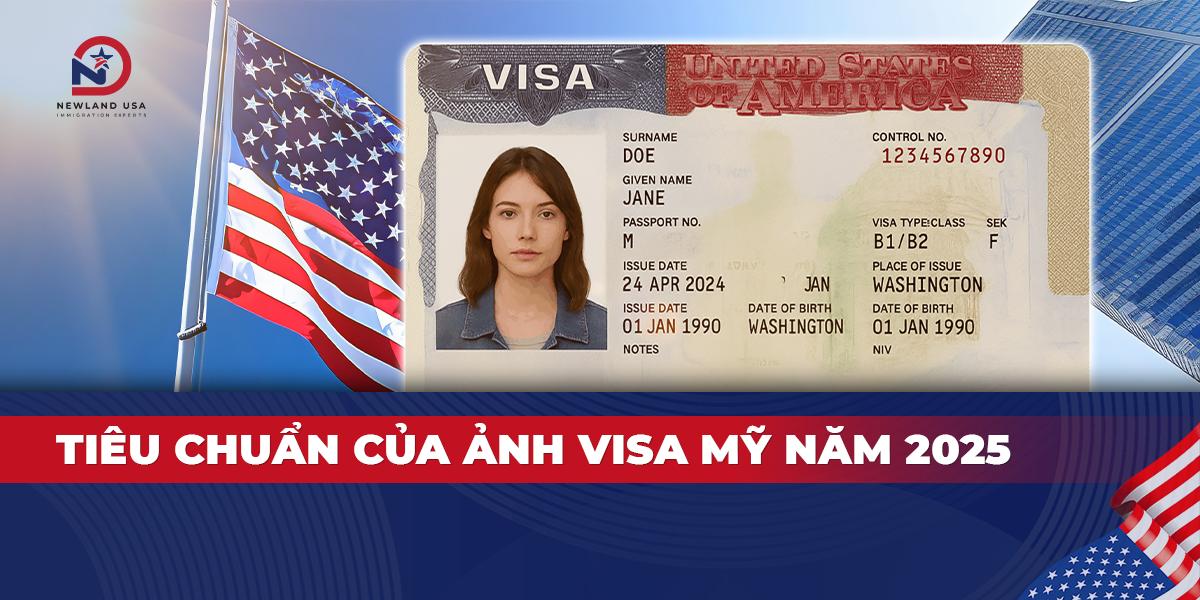 Tiêu chuẩn của ảnh Visa Mỹ năm 2025 