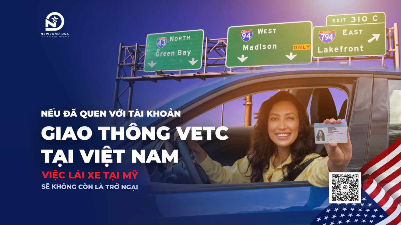 Nếu đã quen với tài khoản giao thông VETC tại Việt Nam, việc lái xe tại Mỹ sẽ không còn là trở ngại