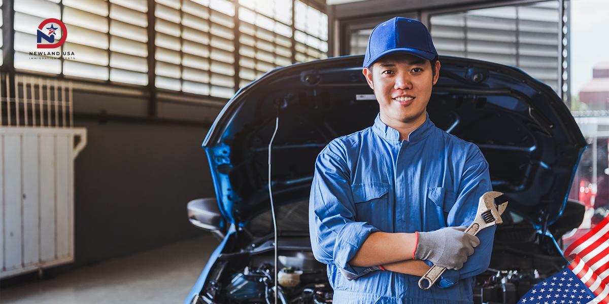 Thợ sửa chữa ô tô thông qua định cư Mỹ diện EB3 có cần tiếng Anh không? Những điều cần lưu ý khi sử dụng tiếng Anh trong ngành nghề này