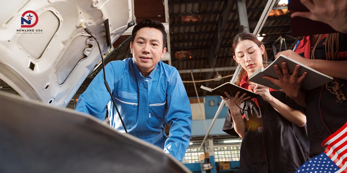 Nghề sửa chữa ô tô thiếu nhân lực tại Mỹ: Cơ hội vàng cho ứng viên theo diện định cư Mỹ EB3