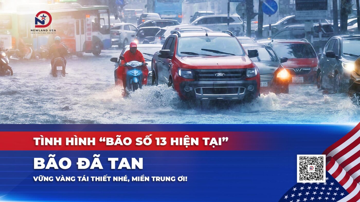 Tình hình “bão số 13 hiện tại”: Bão đã tan, vững vàng tái thiết nhé, miền Trung ơi!