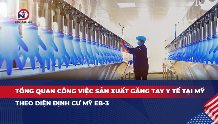 Tổng quan công việc sản xuất găng tay y tế tại Mỹ theo diện định cư Mỹ EB3
