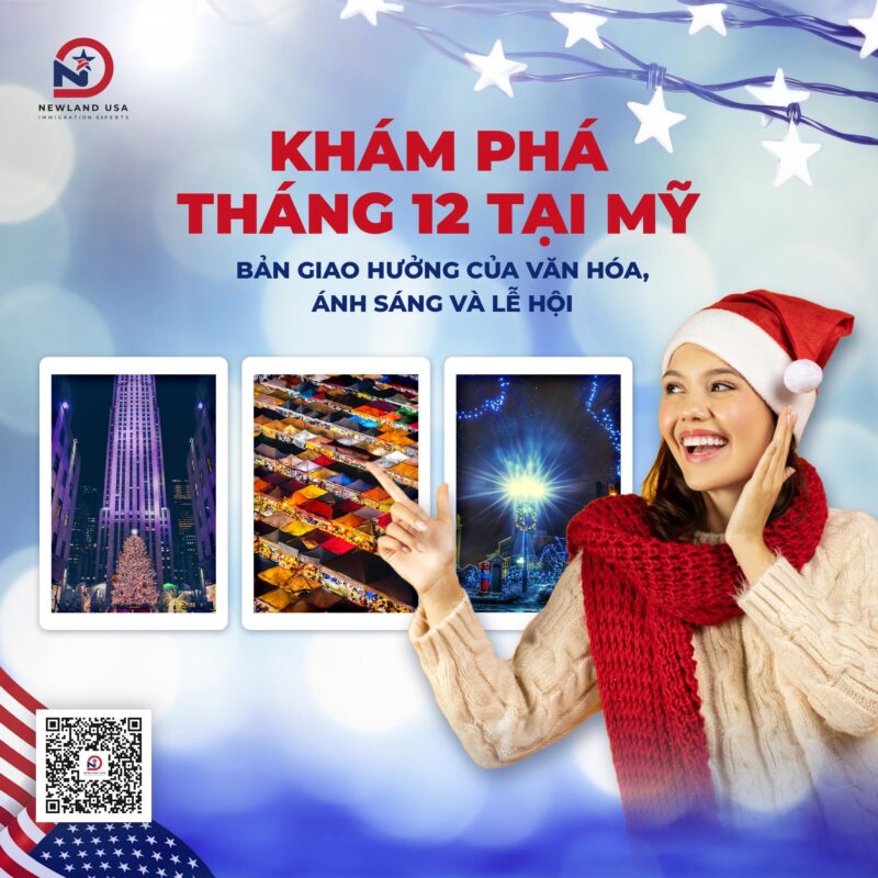 Khám phá tháng 12 tại Mỹ - Bản giao hưởng của văn hóa, ánh sáng và lễ hội 