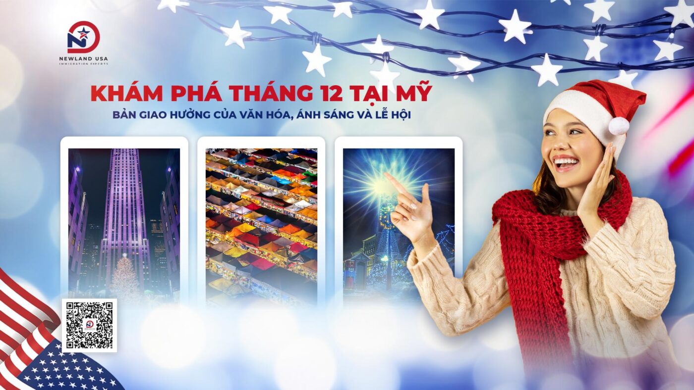 Khám phá tháng 12 tại Mỹ - Bản giao hưởng của văn hóa, ánh sáng và lễ hội