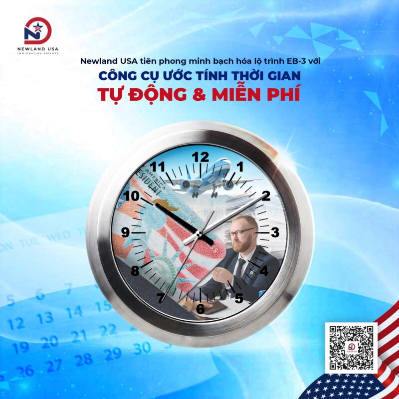 Newland USA tiên phong minh bạch hóa lộ trình EB-3 với công cụ ước tính thời gian tự động & miễn phí 