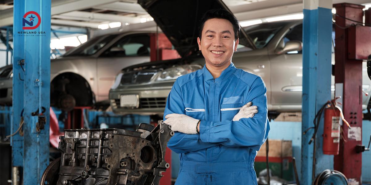 Điều kiện trở thành thợ sửa xe ô tô tại Mỹ qua diện EB3