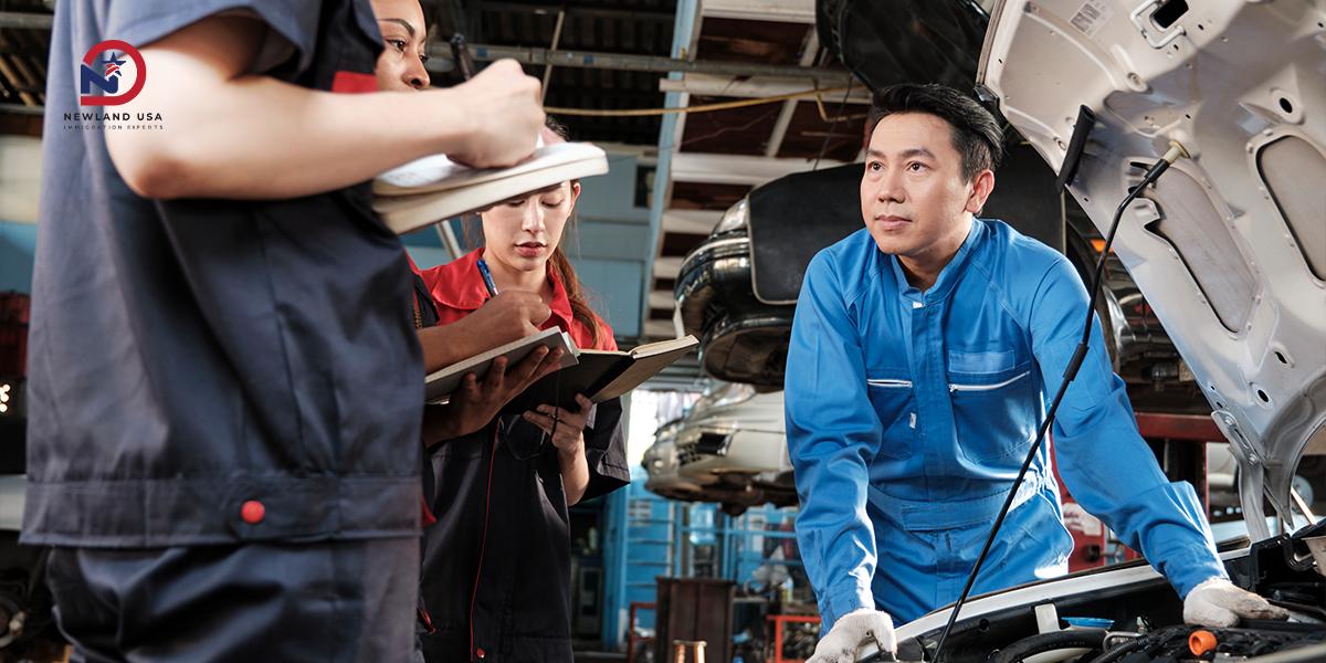 Important notes before becoming a mechanic in the US through the EB-3 visa