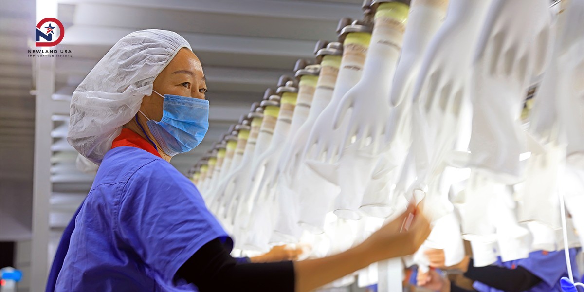 Tại sao chọn định cư Mỹ diện EB3 ngành sản xuất găng tay y tế năm 2026?