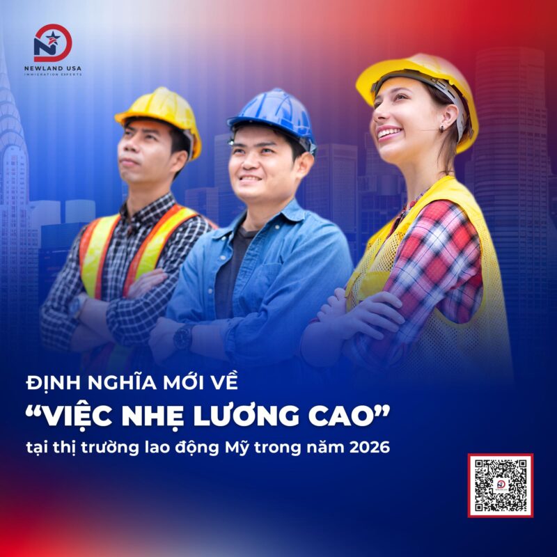 Định nghĩa mới về “việc nhẹ lương cao” tại thị trường lao động Mỹ trong năm 2026