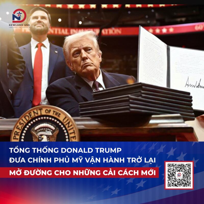 Tổng thống Donald Trump đưa chính phủ Mỹ vận hành trở lại, mở đường cho những cải cách mới
