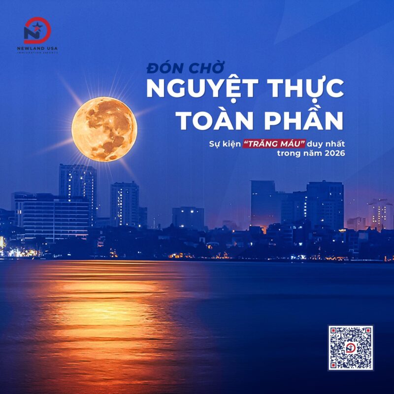 Đón chờ nguyệt thực toàn phần - sự kiện “trăng máu” duy nhất trong năm 2026