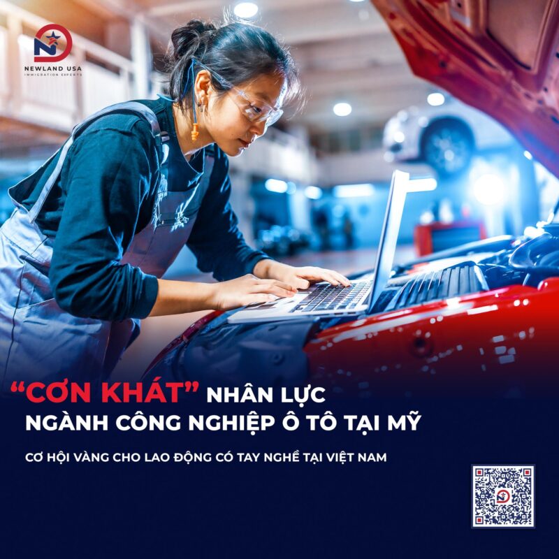 “Cơn khát” nhân lực ngành công nghiệp ô tô tại Mỹ: Cơ hội vàng cho lao động có tay nghề tại Việt Nam