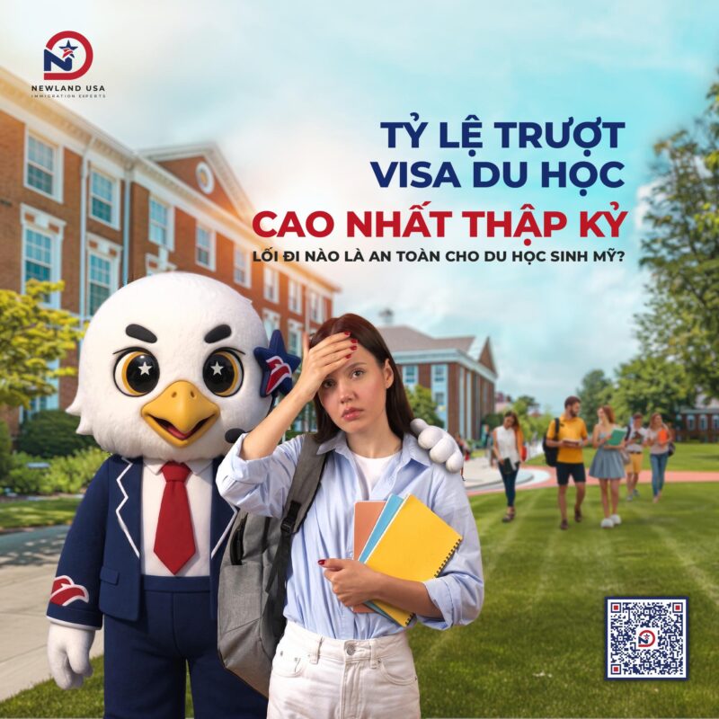 Tỷ lệ trượt Visa du học cao nhất thập kỷ: Lối đi nào là an toàn cho du học sinh Mỹ?