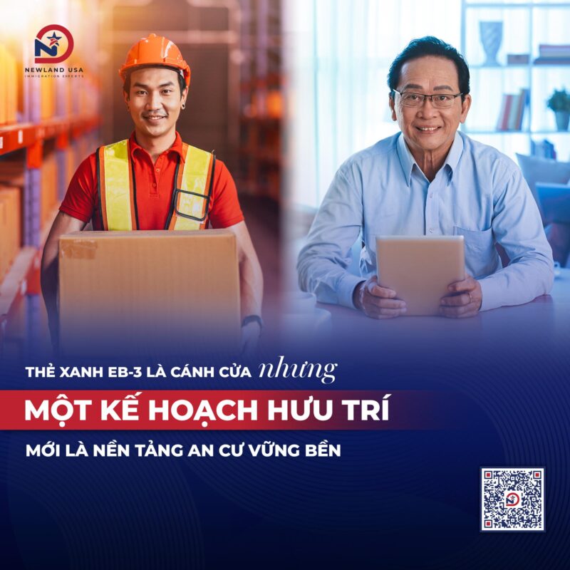Thẻ xanh EB-3 là cánh cửa, nhưng một kế hoạch hưu trí mới là nền tảng an cư vững bền
