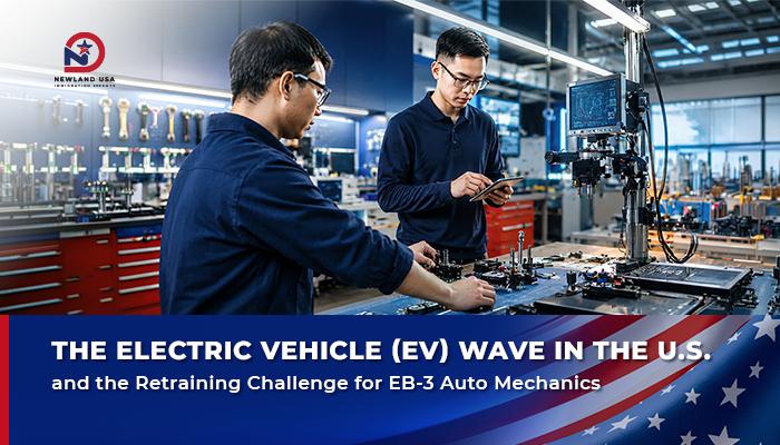 The EV Wave in the US and the Retraining Challenge for EB-3 Auto Mechanics