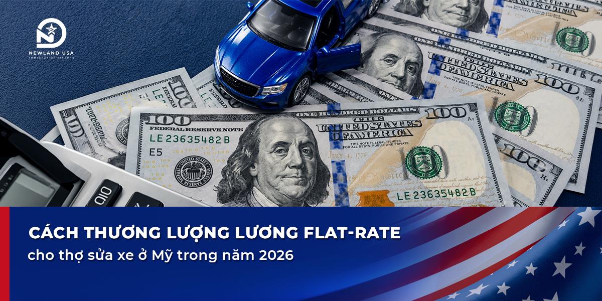 Cách thương lượng lương Flat-Rate cho thợ sửa xe ở Mỹ trong năm 2026