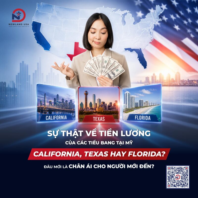 Sự thật về tiền lương của các tiểu bang tại Mỹ: California, Texas hay Florida? Đâu mới là chân ái cho người mới đến?