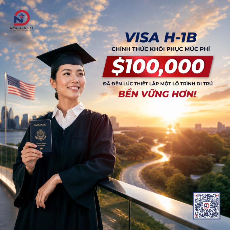 Visa H-1B chính thức khôi phục mức phí $100.000 - Đã đến lúc thiết lập một lộ trình di trú bền vững hơn!