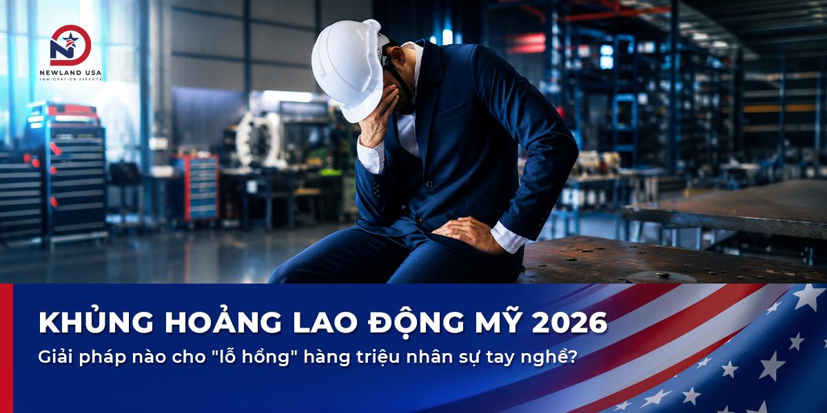 Khủng hoảng lao động Mỹ 2026: Giải pháp nào cho "lỗ hổng" hàng triệu nhân sự tay nghề?