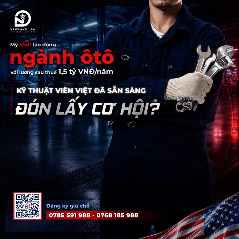 Mỹ khát lao động ngành ô tô với lương sau thuế 1,5 tỷ VNĐ/năm - Kỹ thuật viên Việt đã sẵn sàng đón lấy cơ hội?