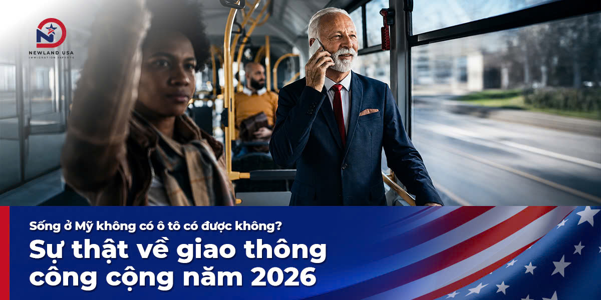 Sống ở Mỹ không có ô tô có được không? Sự thật về giao thông công cộng năm 2026