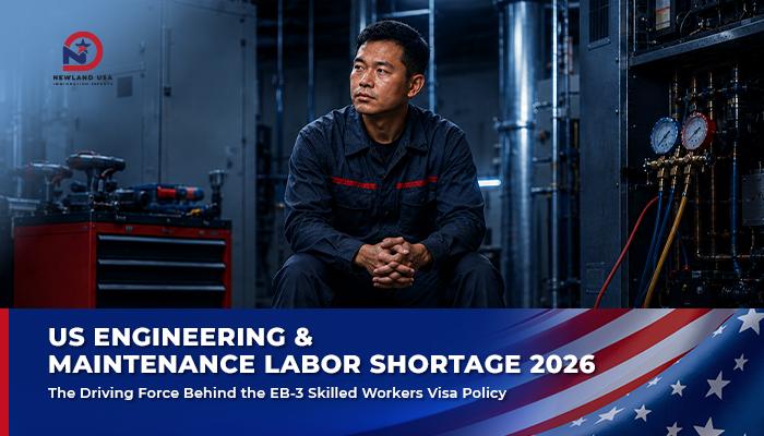 US Skilled Trades & Maintenance Workforce Shortage 2026: The Key Driver Behind EB-3 Skilled Workers Visa Policy