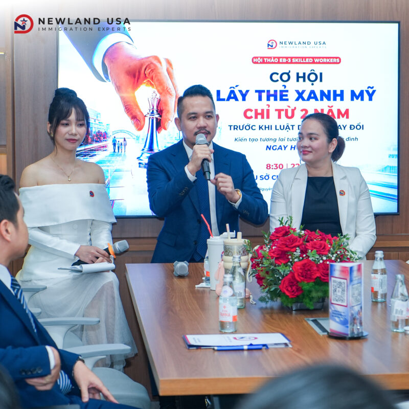 Tổng kết hội thảo EB-3 Skilled Workers: Cơ hội lấy thẻ xanh Mỹ chỉ từ 2 năm trước khi luật di trú thay đổi - Kiến tạo tương lai tươi sáng cho cả gia đình ngay hôm nay