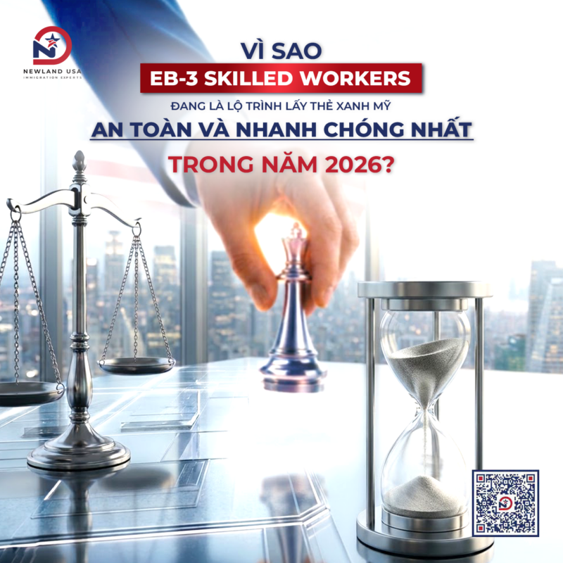 Vì sao EB-3 Skilled Workers đang là lộ trình lấy thẻ xanh Mỹ an toàn và nhanh chóng nhất trong năm 2026?