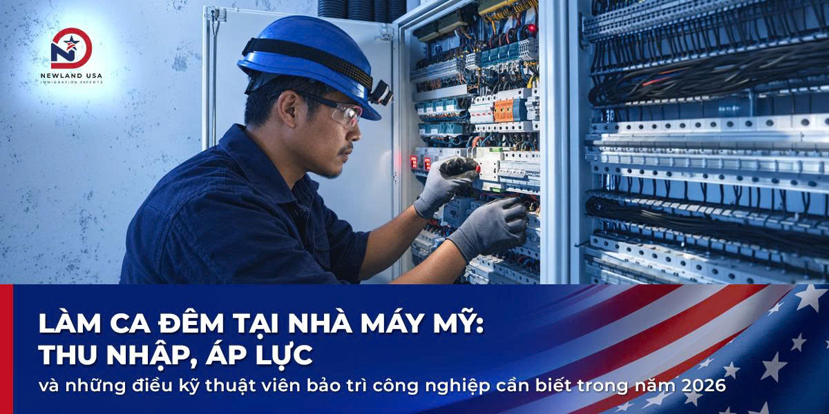 Làm ca đêm tại nhà máy Mỹ: Thu nhập, áp lực và những điều kỹ thuật viên bảo trì công nghiệp cần biết trong năm 2026