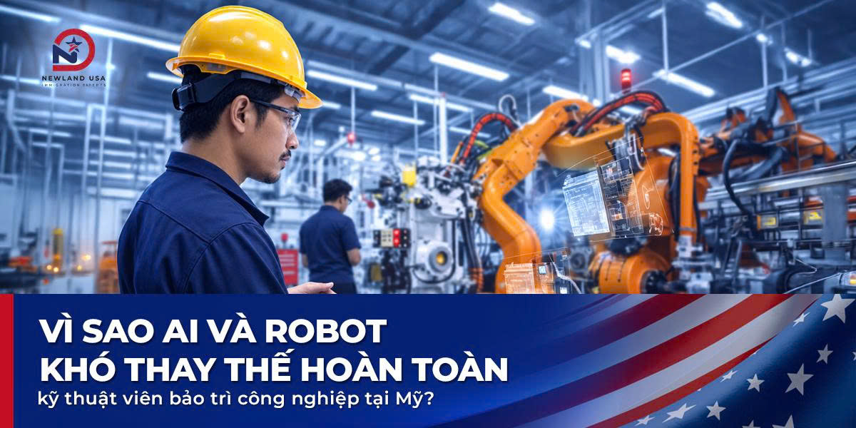 Vì sao AI và robot khó thay thế hoàn toàn kỹ thuật viên bảo trì công nghiệp tại Mỹ?