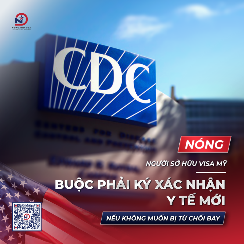 Nóng - Người sở hữu Visa Mỹ buộc phải ký xác nhận y tế mới nếu không muốn bị từ chối bay