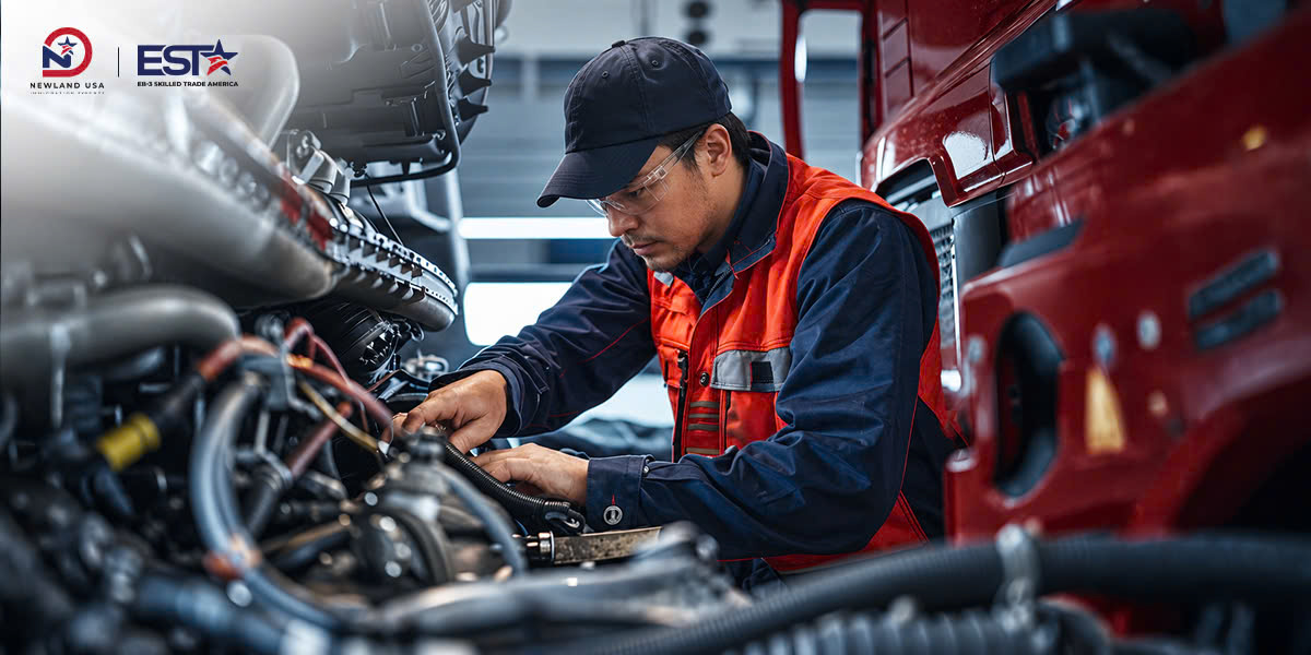 7 điều quan trọng về chương trình ESTA dành cho những gia đình làm nghề ô tô muốn sang Mỹ diện EB3