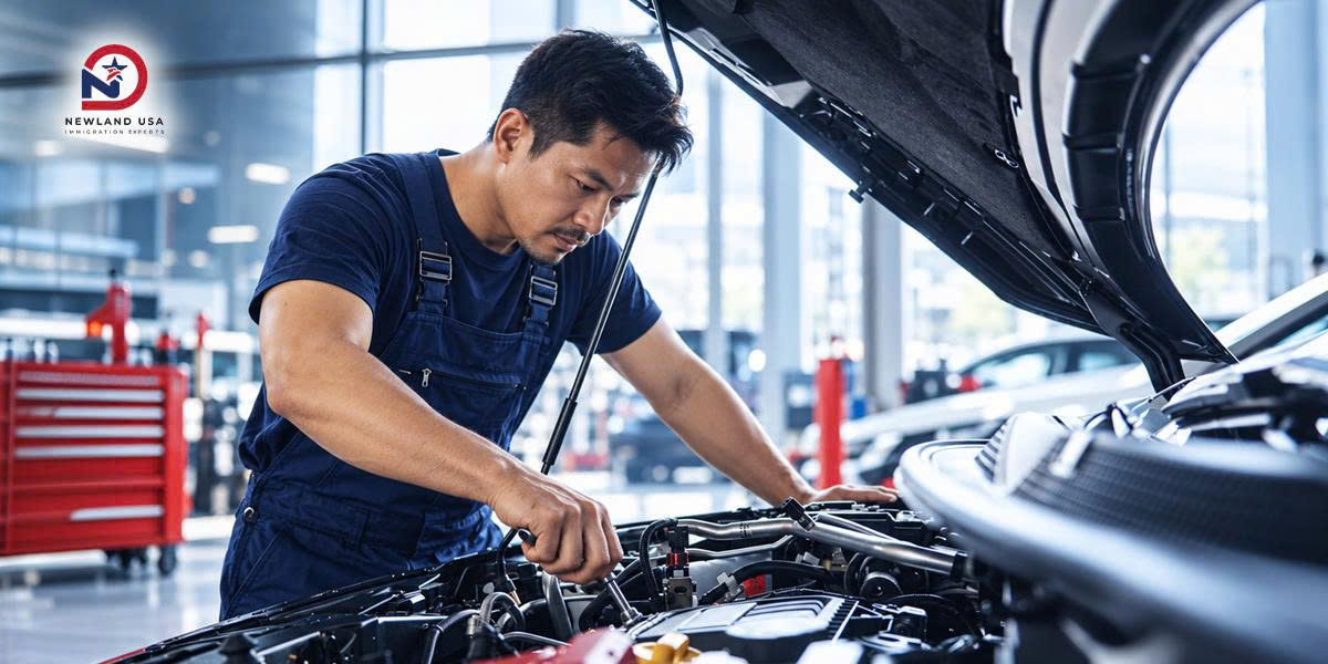 Từ thợ sửa xe máy đến kỹ thuật viên ô tô tại Mỹ: Kỹ năng và bằng cấp cần chuẩn bị năm 2026